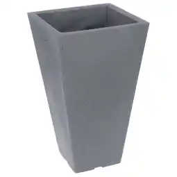 Pets Place Homestyle Bloempot Capri Vierkant - Bloempotten - 27x27x45 cm Lichtgrijs aanbieding