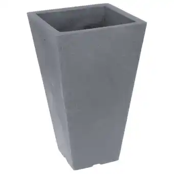 Pets Place Homestyle Bloempot Capri Vierkant - Bloempotten - 27x27x45 cm Lichtgrijs aanbieding