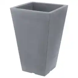 Pets Place Homestyle Bloempot Capri Vierkant - Bloempotten - 35x35x55 cm Lichtgrijs aanbieding