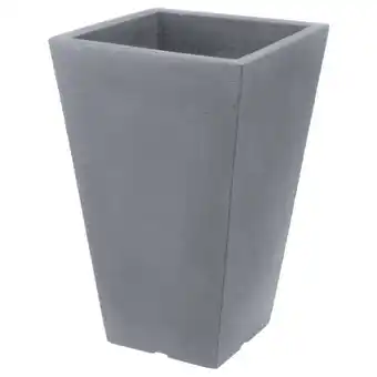 Pets Place Homestyle Bloempot Capri Vierkant - Bloempotten - 35x35x55 cm Lichtgrijs aanbieding