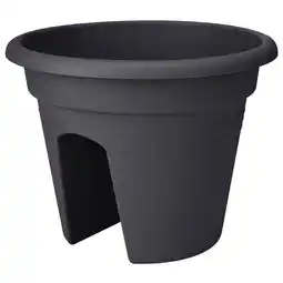 Pets Place Elho Plantenbak Green Basics Flower Bridge Rond - Plantenbak - Ø29x22 cm Zwart aanbieding