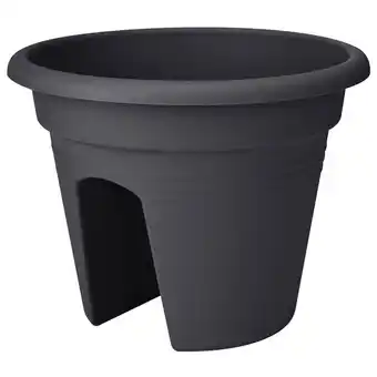 Pets Place Elho Plantenbak Green Basics Flower Bridge Rond - Plantenbak - Ø29x22 cm Zwart aanbieding