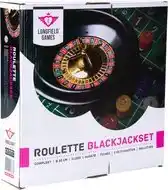 Bol.com Longfield Roulette - black jack set 30 cm compleet aanbieding