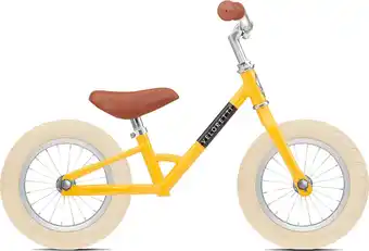 Bol.com Veloretti Mini loopfiets - 12 inch - Geel - 2-4 jaar aanbieding