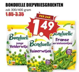 De Boerenschuur Bonduelle diepvriesgroenten aanbieding