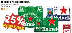 De Boerenschuur Heineken pilsener of 0.0% aanbieding
