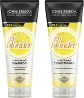 Bol.com John Frieda Sheer Blonde Go Blonder - Shampoo 1x 250 ml & Conditioner 1x 250 ml - Pakket aanbieding