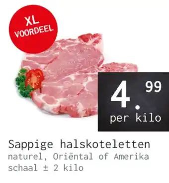Naanhof Sappige halskoteletten aanbieding