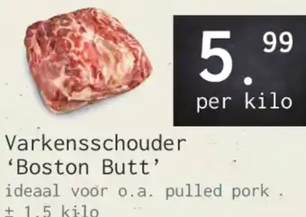 Naanhof Varkensschouder Boston Butt aanbieding