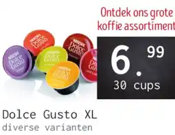 Naanhof Dolce Gusto XL aanbieding
