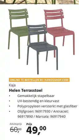 HANOS Helen Terrasstoel aanbieding