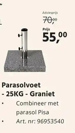 HANOS Parasolvoet aanbieding