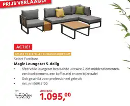 HANOS Magic Loungeset 5-delig aanbieding