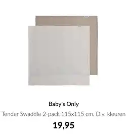 Babypark Baby's Only Tender Swaddle aanbieding
