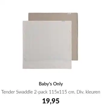 Babypark Baby's Only Tender Swaddle aanbieding