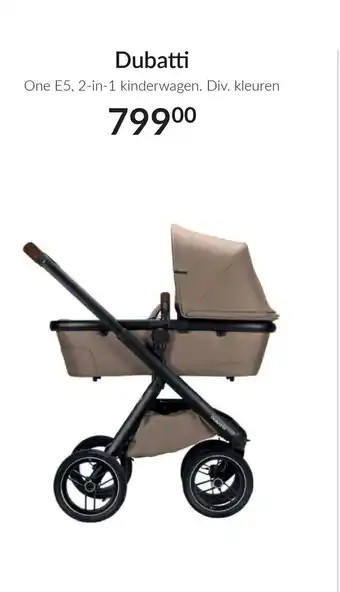 Babypark Dubatti One E5, 2 in 1 kinderwagen aanbieding