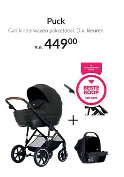 Babypark Puck Carl kinderwagen pakketdeal aanbieding