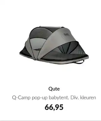 Babypark Qute Q-Camp pop-up babytent aanbieding