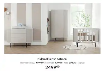 Babypark Kidsmill Sense oatmeal aanbieding