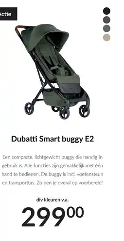 Babypark Dubatti Smart buggy E2 aanbieding