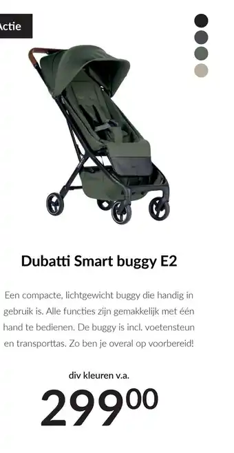 Babypark Dubatti Smart buggy E2 aanbieding