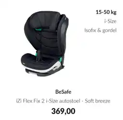 Babypark BeSafe iZi Flex Fix 2 i-Size autostoel Soft breeze aanbieding