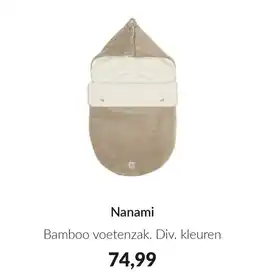 Babypark Nanami Bamboo voetenzak aanbieding