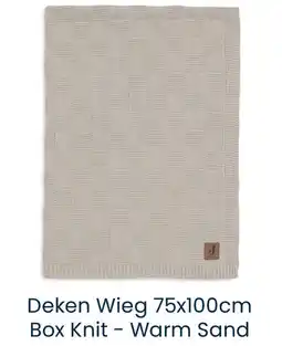 Babypark Deken Wieg Box Knit Warm Sand aanbieding