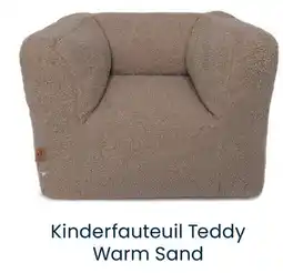 Babypark Kinderfauteuil Teddy Warm Sand aanbieding