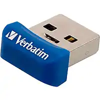 Conrad Verbatim Nano USB-stick 32 GB Blauw 98710 USB-A 3.2 Gen 1 aanbieding