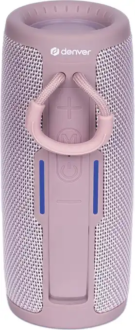 Bol.com Denver Bluetooth Speaker Draadloos - Muziek Box - AUX - BTV150 - Roze aanbieding