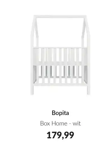 Babypark Bopita Box Home wit aanbieding