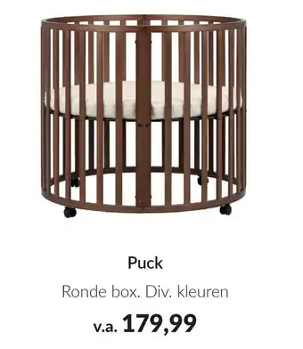 Babypark Puck Ronde box aanbieding