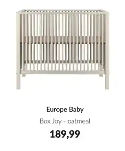 Babypark Europe Baby Box Joy oatmeal aanbieding