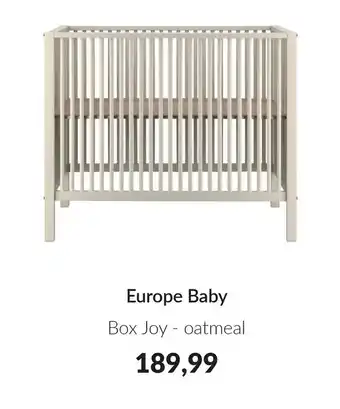 Babypark Europe Baby Box Joy oatmeal aanbieding