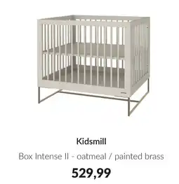 Babypark Kidsmill Box Intense II oatmeal / painted brass aanbieding