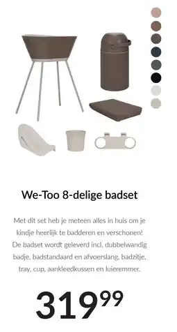 Babypark We-Too 8-delige badset aanbieding