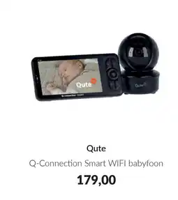Babypark Qute Q-Connection Smart WIFI babyfoon aanbieding