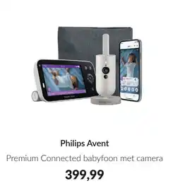 Babypark Philips Avent Premium Connected babyfoon met camera aanbieding