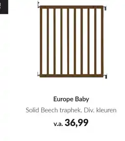 Babypark Europe Baby Solid Beech traphek aanbieding