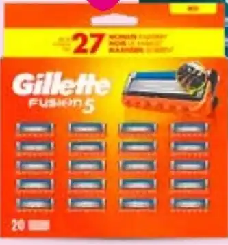 Drogisterij Visser Gillette Fusion5, 20 navulmesjes aanbieding
