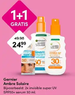 Drogisterij Visser Garnier Ambre Solaire aanbieding