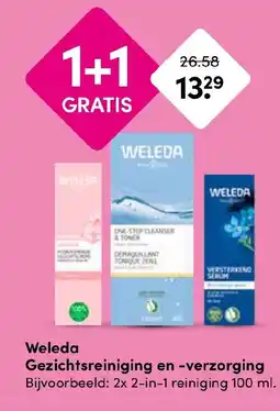 Drogisterij Visser Weleda Gezichtsreiniging en verzorging aanbieding