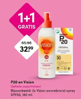 Drogisterij Visser P20 en Vision aanbieding