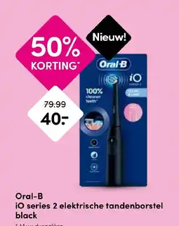 Drogisterij Visser Oral-B iO series 2 elektrische tandenborstel black aanbieding