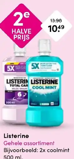Drogisterij Visser Listerine aanbieding