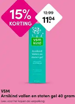 Drogisterij Visser VSM Arnikind vallen en stoten gel aanbieding