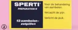 Drogisterij Visser Sperti Aambeienzetpillen 12 stuks aanbieding