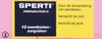 Drogisterij Visser Sperti Aambeienzetpillen 12 stuks aanbieding