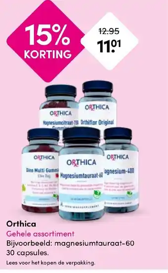 Drogisterij Visser Orthica aanbieding